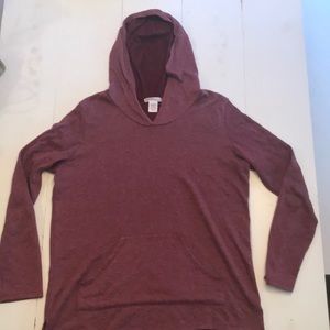 Honey & Lace Large Maroon Hoodie